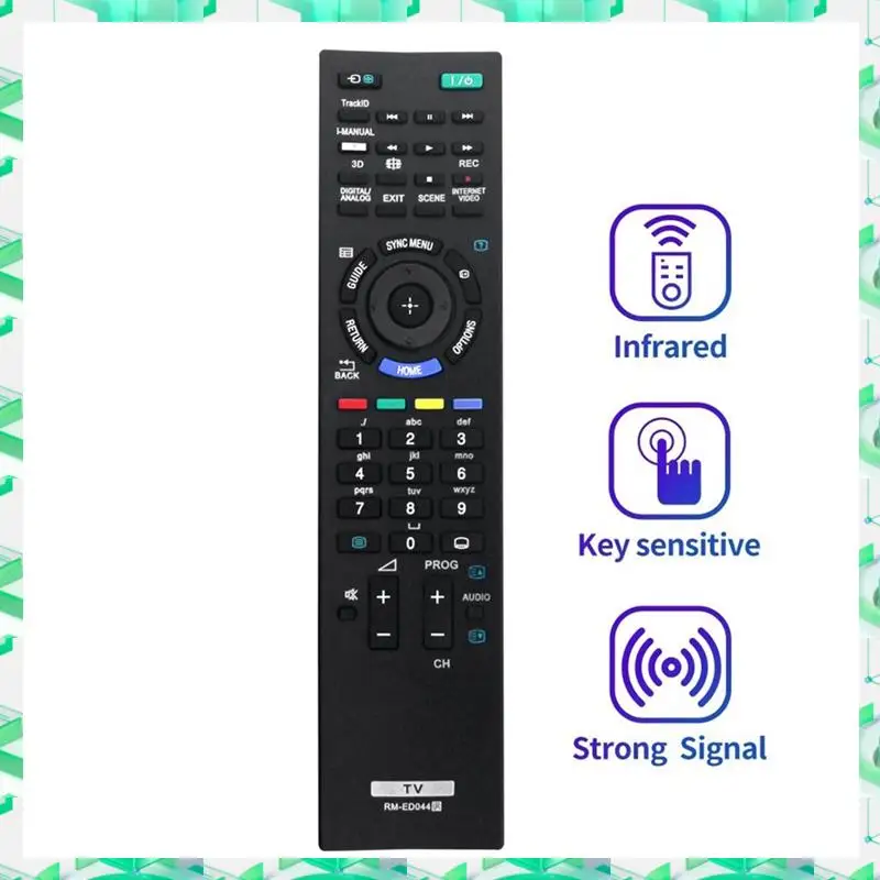 3C Electron RM-ED044 Fernbedienung ersetzt für SONY RM-ED044 RMED044 TV-Fernbedienung, langlebig, einfach zu bedienen, RM-ED044 Fernbedienung
