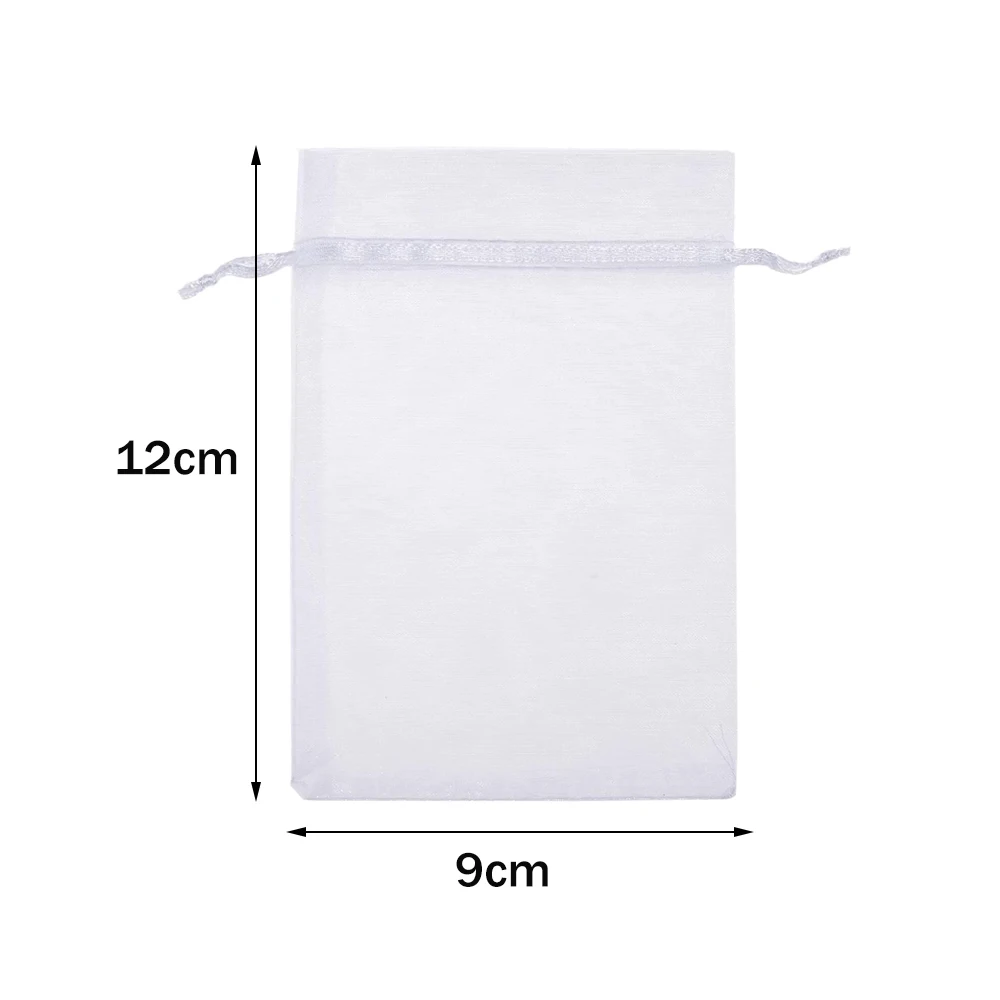 ถุงออร์แกนซ่าสีทอง 50 ชิ้น ขนาด 10x15 ซม. ถุงผ้าซาตินรูดเชือก ถุงออร์แกนซ่าสำหรับงานแต่งงาน ของชำร่วย ถุงใส่ของขวัญ ถุงใส่เครื่องประดับ นาฬิกา อุปกรณ์บรรจุภัณฑ์