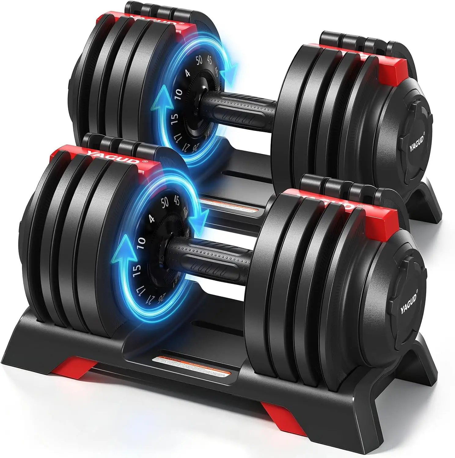 Versatile Adjustable Dumbbells Set with 40/50/90 lbs Weight Options, Adjustable Weight Dumbbell Set