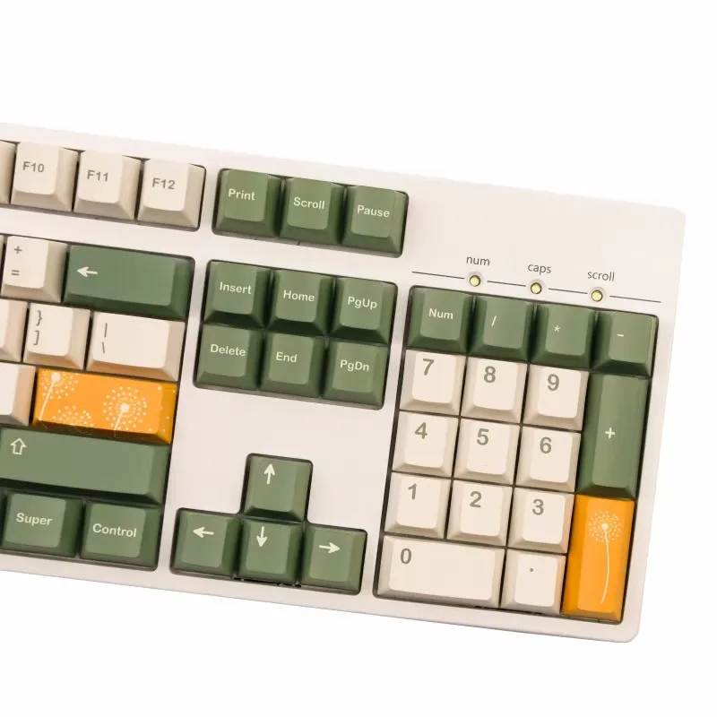 142 Keys GMK Dandy Keycaps Cherry Profile GMK Clone Keycap PBT Dye Sublimation Key Caps For Cherry MX Switch Mechanical Keyboard