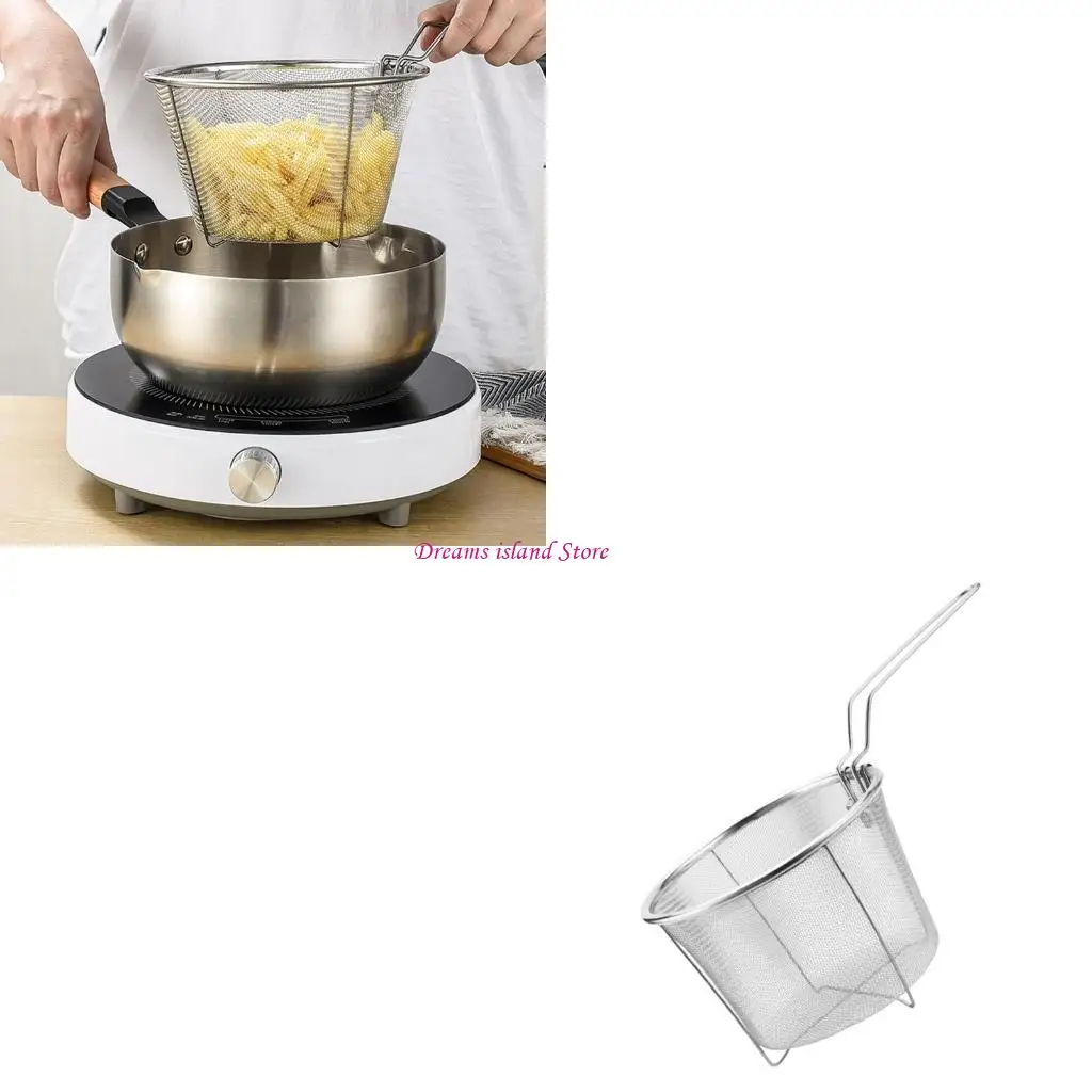 

Профессиональная круглая сетчатая корзина для корзины из нержавеющей стали чипсы чипсы чипсы net hx6c