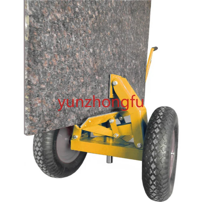 

Granite Marble Stone Slab Moving Dolly Trolley with 3 Wheels 3-Wheel Self-locking Workshop