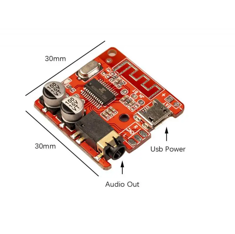 DIY Blue-tooth Audio Receiver Board Blue-tooth 5.0 MP3 Lossless Car Audio Decoder Board Wireless Stereo Music Module