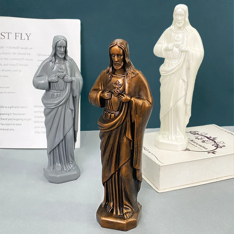 Joseph cristo o redentor estátua jesus estatueta resina cristo figura cristão católico decoração religiosa casa artesanato de mesa