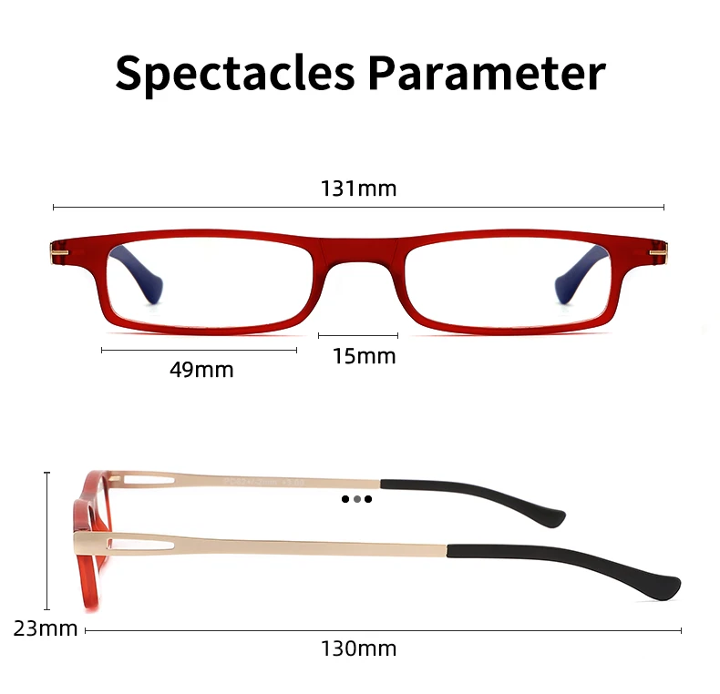 KAEDEK Unisex Neue Mode Klapp Lesebrille Tragbare Anti Augen Überanstrengung Blau Licht Blockieren Leser Gläser Mit Box – Detail 18
