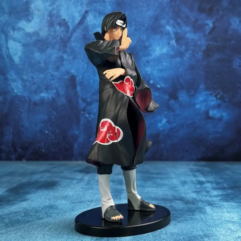 

Hot Anime Naruto Shippuuden Uchiha Itachi Akatsuki Organization GK Dress Up Model Toy Gift Collection Action Figure PVC