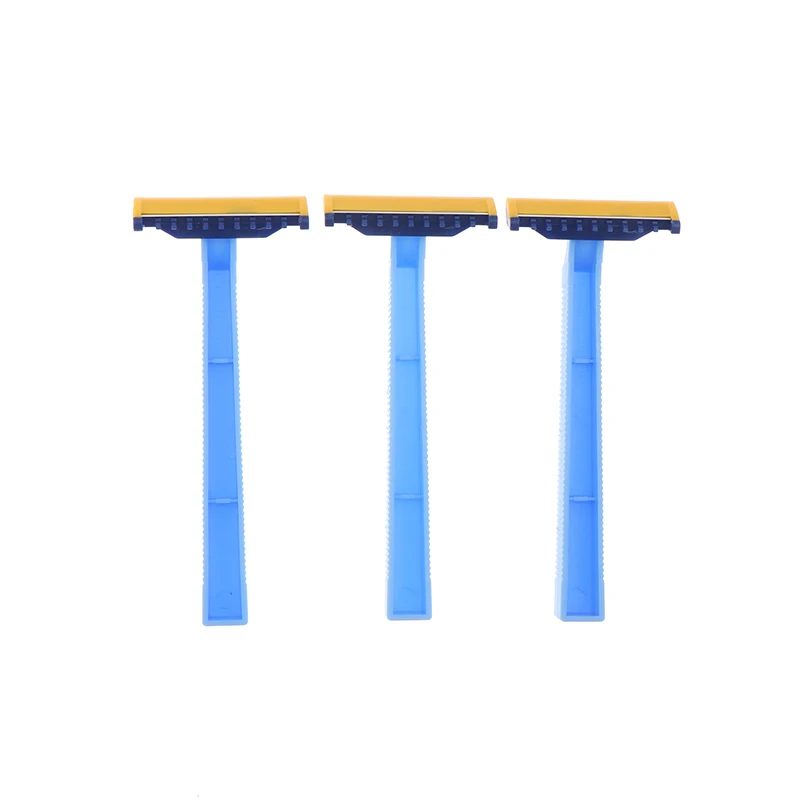 10/20 قطعة ل تحت الإبط شعر الجسم الحلاقة البلاستيك مشط رئيس النساء الحلاقة 1 شفرة المتاح الحلاقة مجموعة ماكينة حلاقة صحية