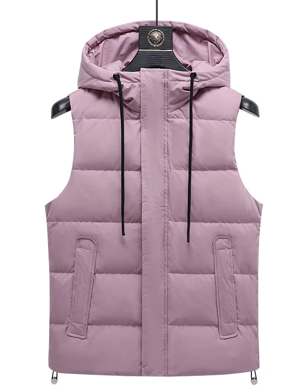 

Winter New Arrival FoE down Vest Du down Casual Svel Women's Vest Warmth Outerwear Polyester Fabric Zipper Closure