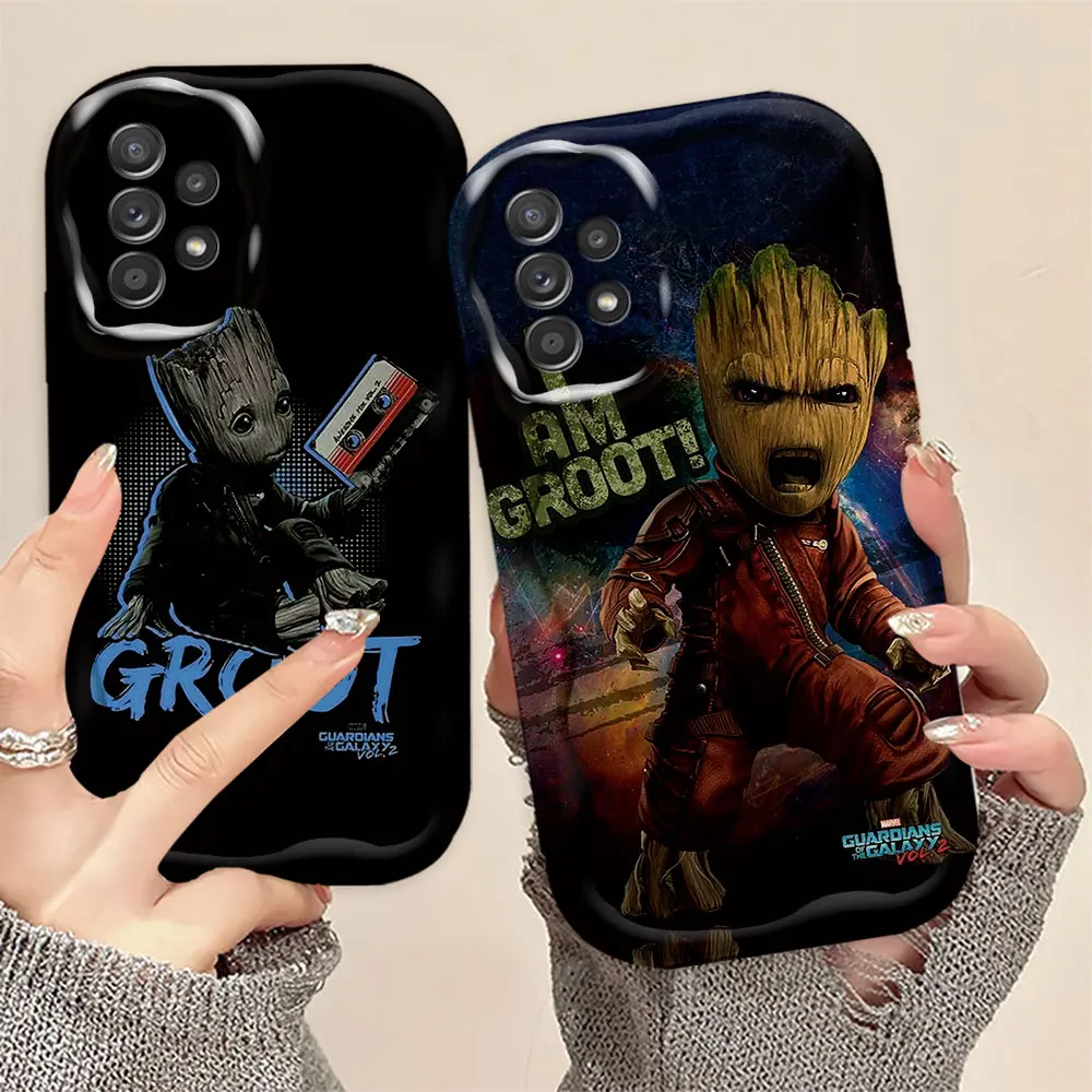 Marvel Groot Baby Yoda Phone Case Cover For OPPO A58 A53 A52 A36 A35 A33 A31 A16 A15 A12 A12E A11X A11K S 5G