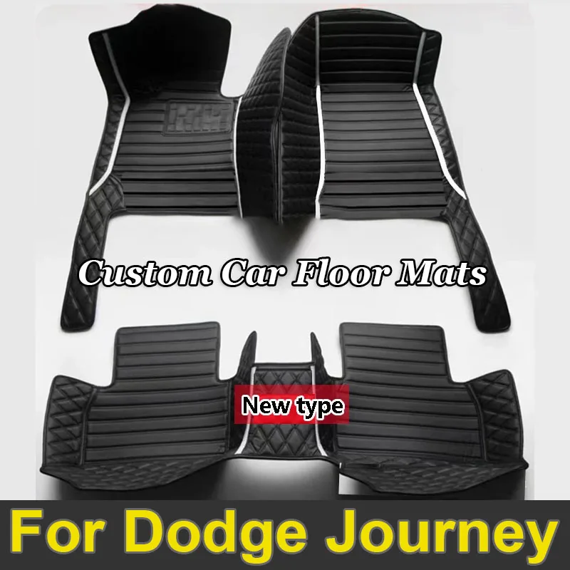 Car Floor Mats For Dodge Journey 2009 2010 2011 2012 2013 2014 2015 2016 2017 2018 Custom Auto Foot Pads Interior Accessories