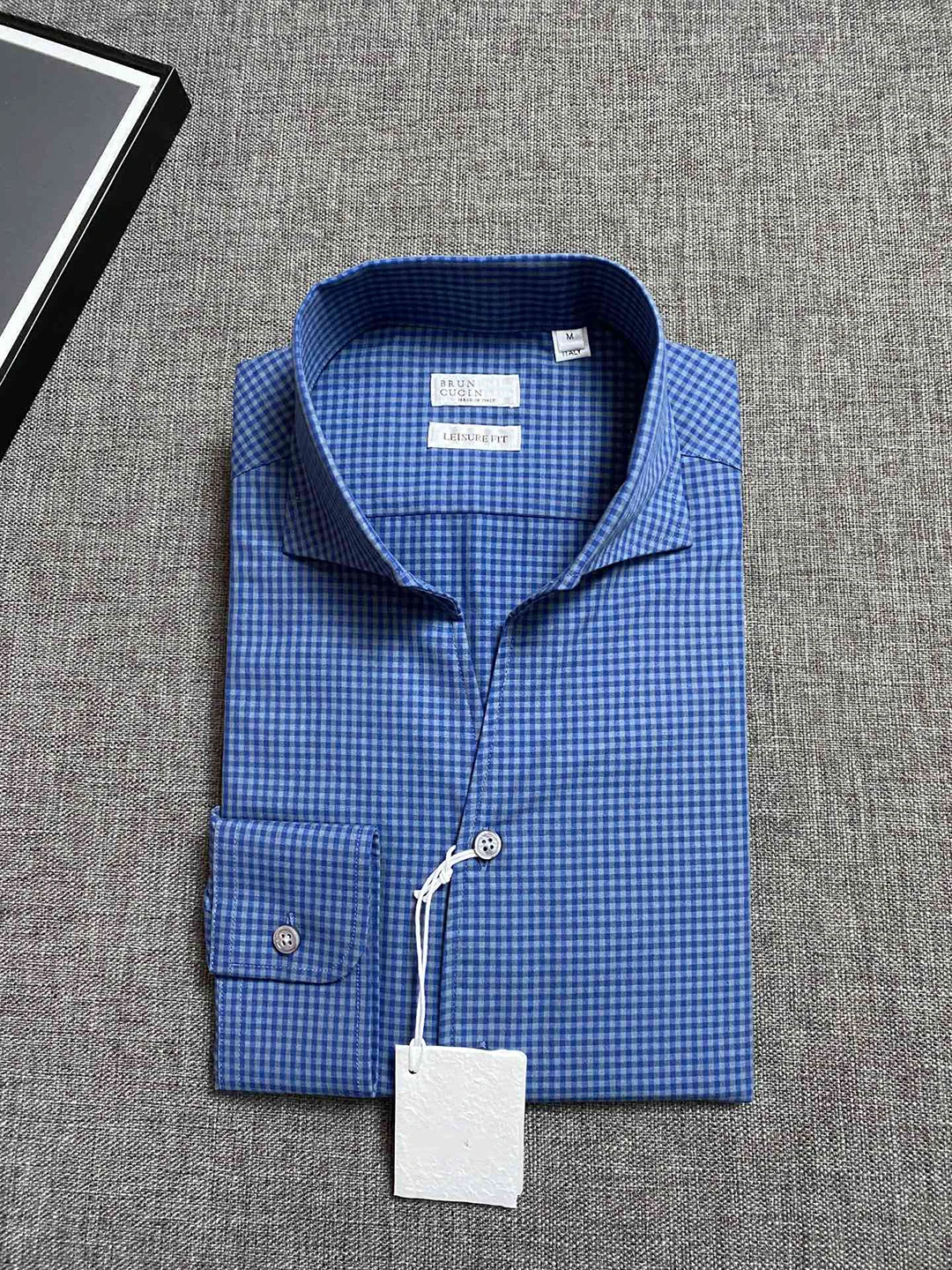 BLLIYOSS Shirt cotton men 2024 new Business Casual comfort Breathable high-quality Long sleeve shirt Classic Lattice Old Money