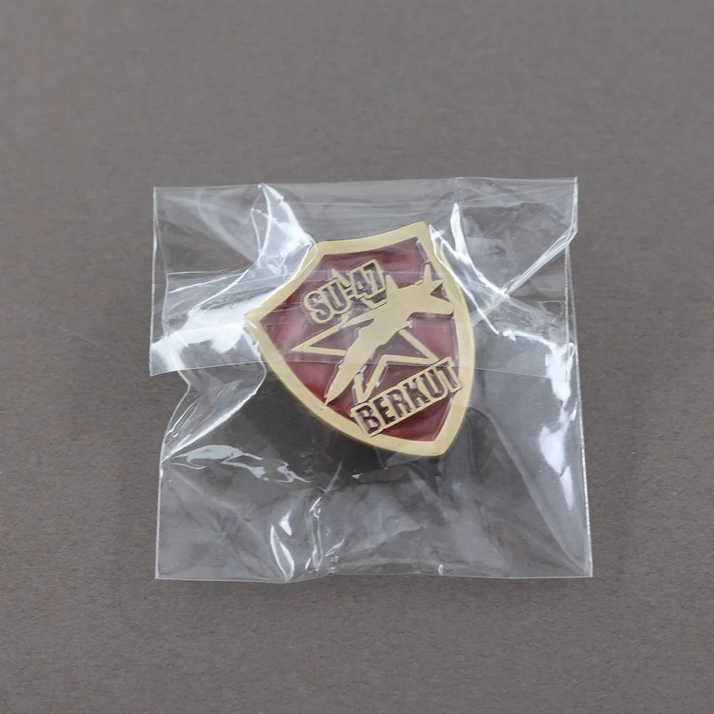Su-47 Burke Kampfjet Schildförmiger Anstecker Vintage Militärjet Brosche Luftfahrt-Abzeichen für Rucksäcke und Kleidung Sammlerstück Geschenk – Detail 12