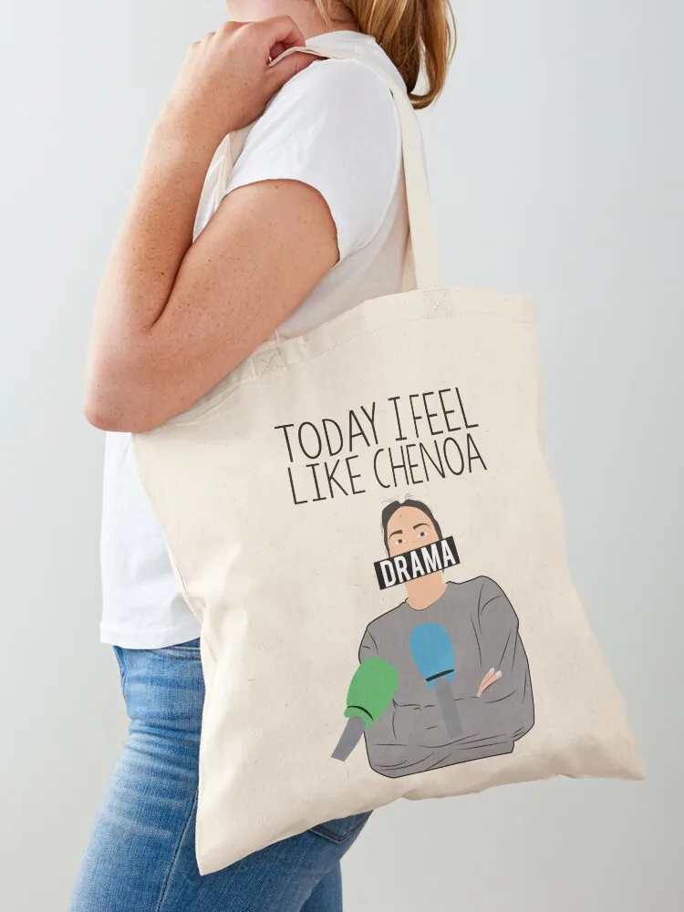 

Today I feel like Chenoa Tote Bag shopping trolley bag custom bags Portable shopping bag Canvas stote