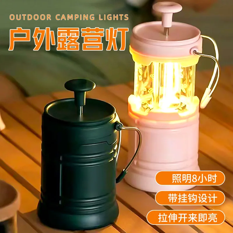 

Outdoor Waterproof Camping Light, Long Endurance, Retro Horse Lamp, Camping Light, Atmosphere, Outdoor Emergency Lighting