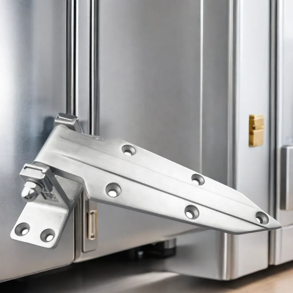 Industriële stijl 1460S roestvrijstalen inloopbare halfbegraven deurscharnier voor koude kamer 1460 scharnier