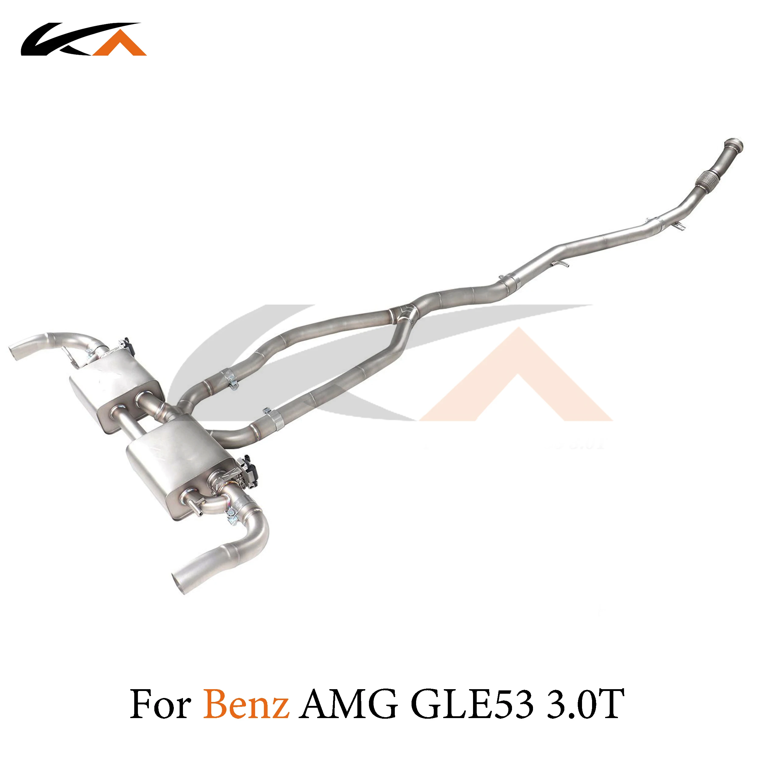 

KA Tuning exhaust system steel catback for Mercedes-benz AMG GLE53 3.0T performance auto parts muffler valve