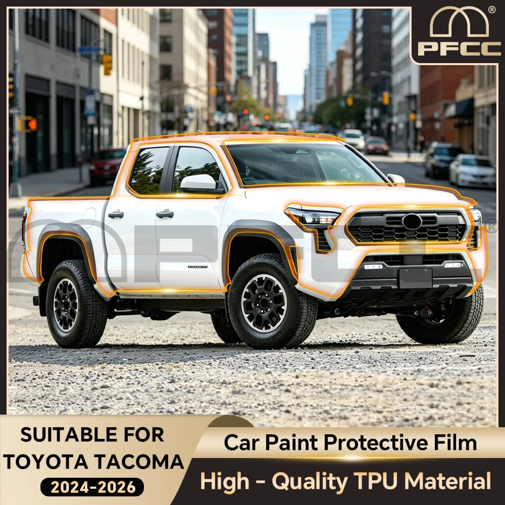 

PPF For Toyota Tacoma 2024-2026 TPU Paint Protective Film Custom Anti Scratch Self Healing Shield Guard Car Exterior Accessories