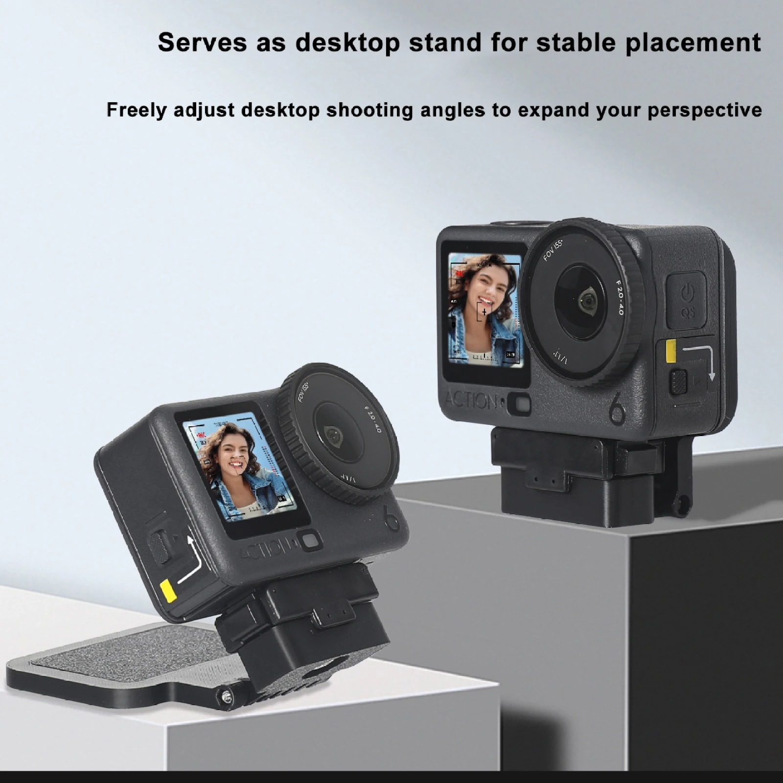 

Magnetic Mount Stand for DJI Osmo Action6, Expansion Adapter Magnet Suction Backplate Base, Backplate Bracket Camera Accessories