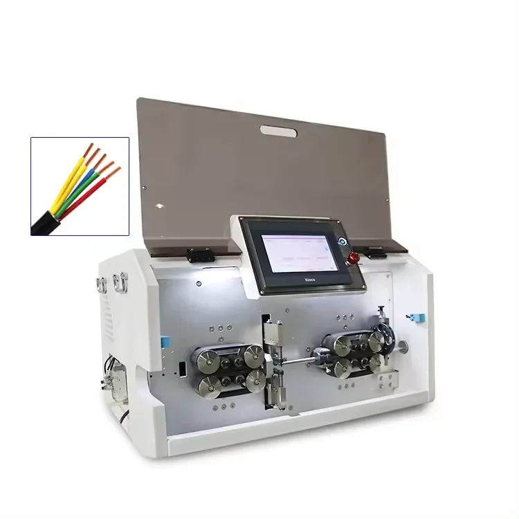 STM S-30STM Full Automatic Multi-core wire cutting stripping machine 0.75 to 30sqmm cable wire stripping and twisting machine