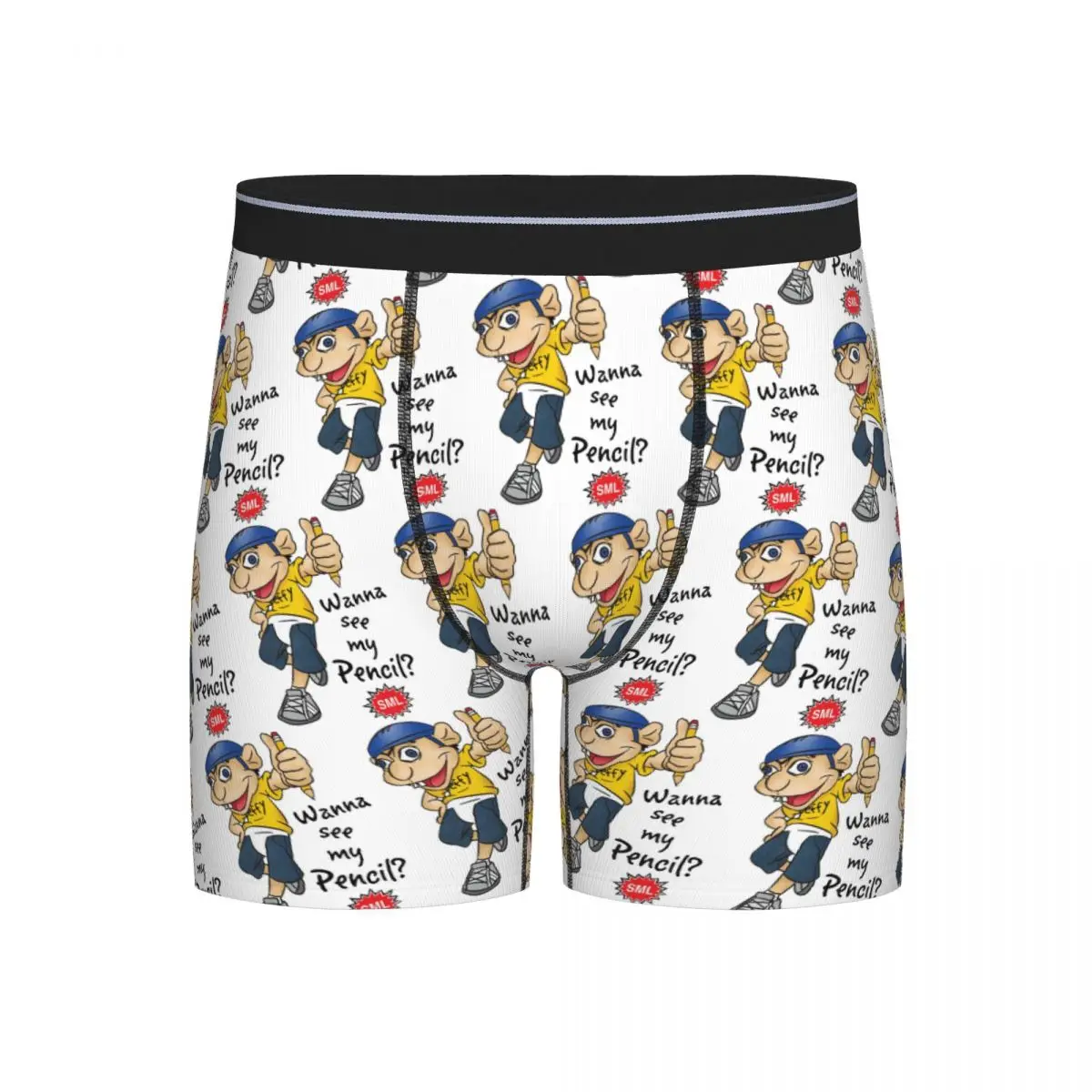 

Long Boxer Underpants Shorts Jeffy Panties Men's Breathable Underwear for Homme Man Boyfriend Gifts