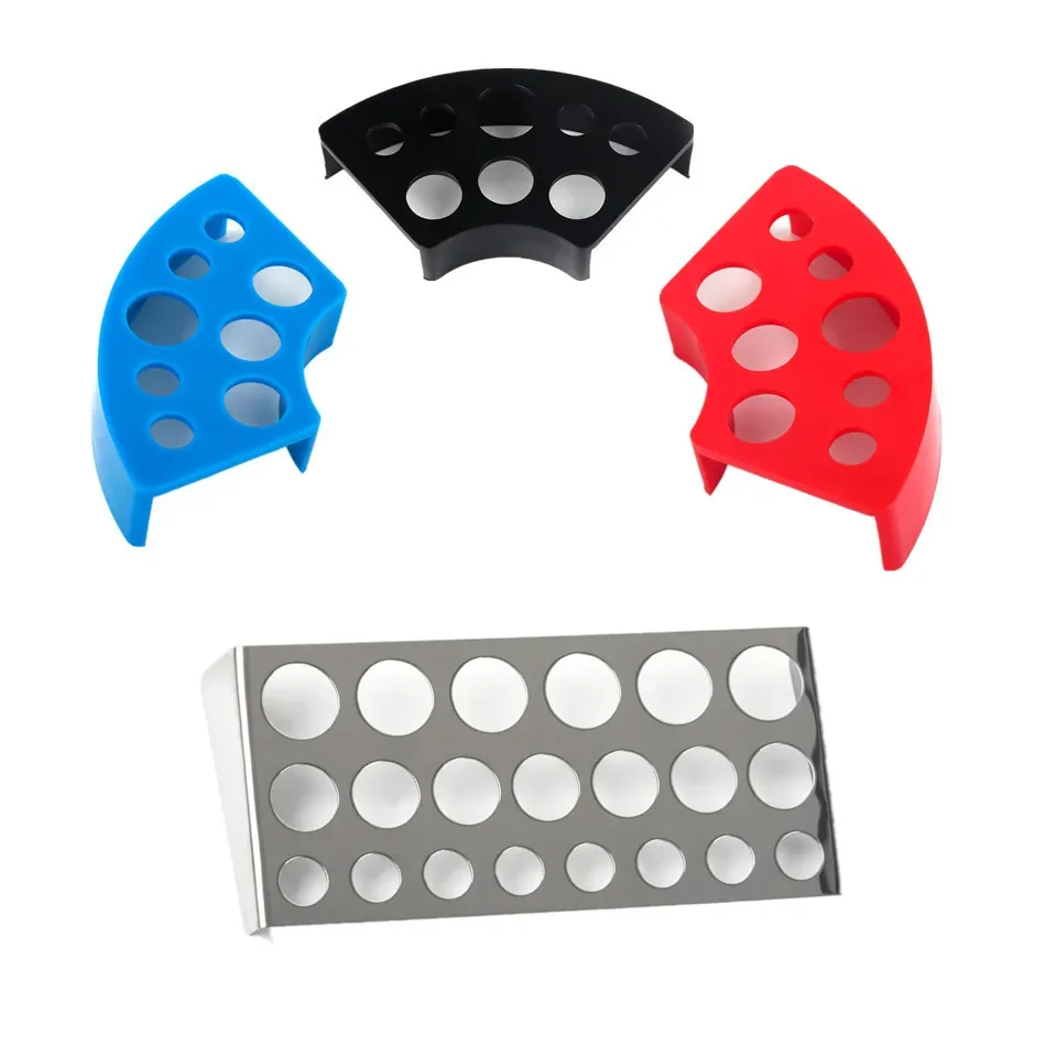 

8 Types Tattoo Ink Holder Stand Acrylic/Plastic/Stainless Steel Permanent Microblading Pigment Tattoo Storage Makeup Tool