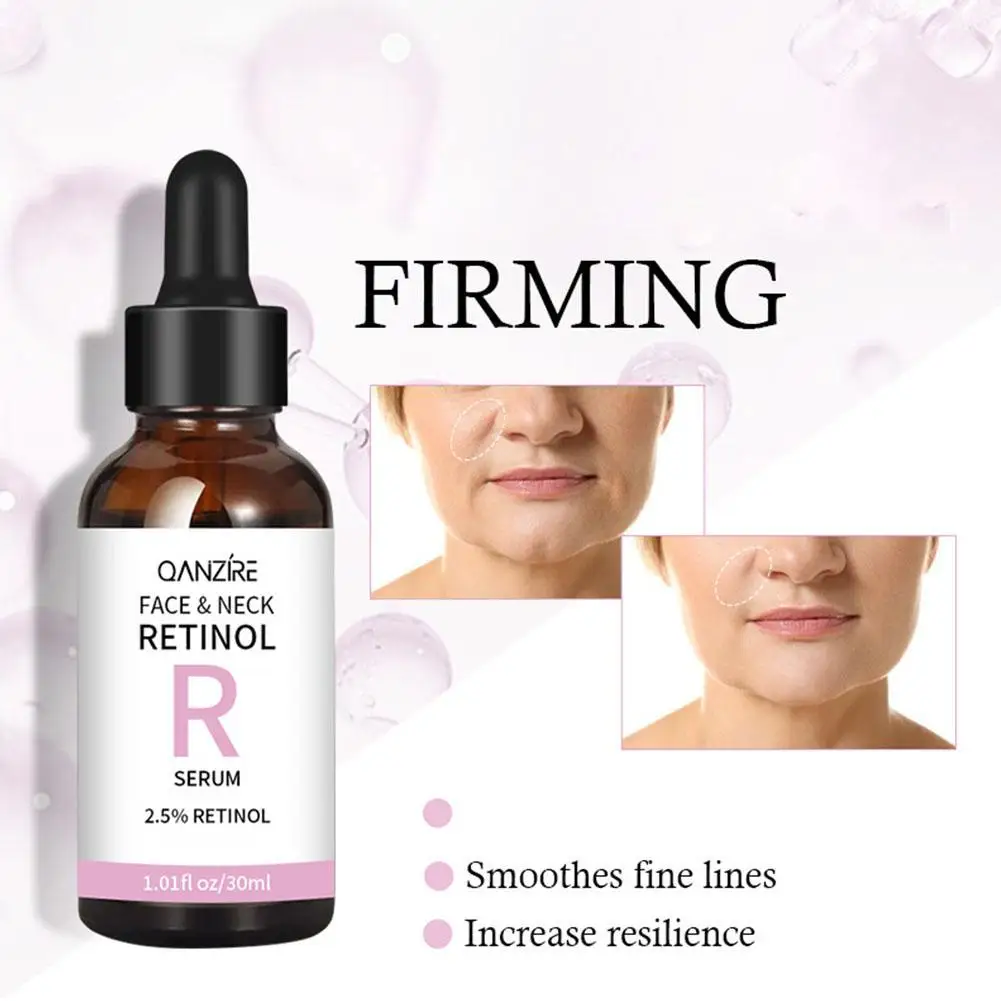 30ml Retinol Serum Anti Wrinkle Fade Dark Spots Vitamin Products Face Serum Whiten C Essence Care Facial Skin Skincare A4T7