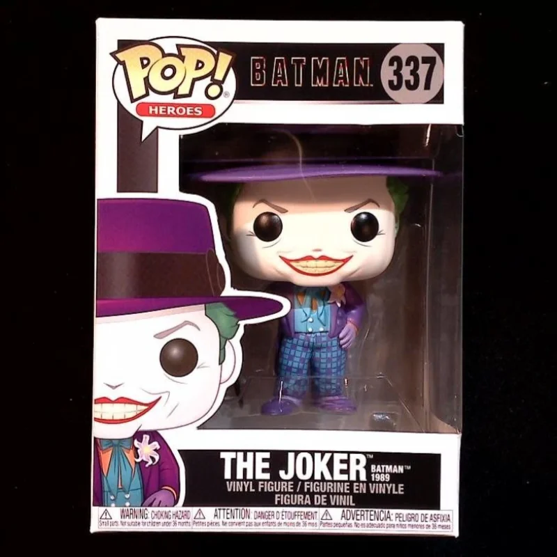 

Funko Pop DC Batman 1989 Joker 337 Original Vinyl Figure Collectible Model Toy Desktop Decoration Birthday Holiday Gift for Fans