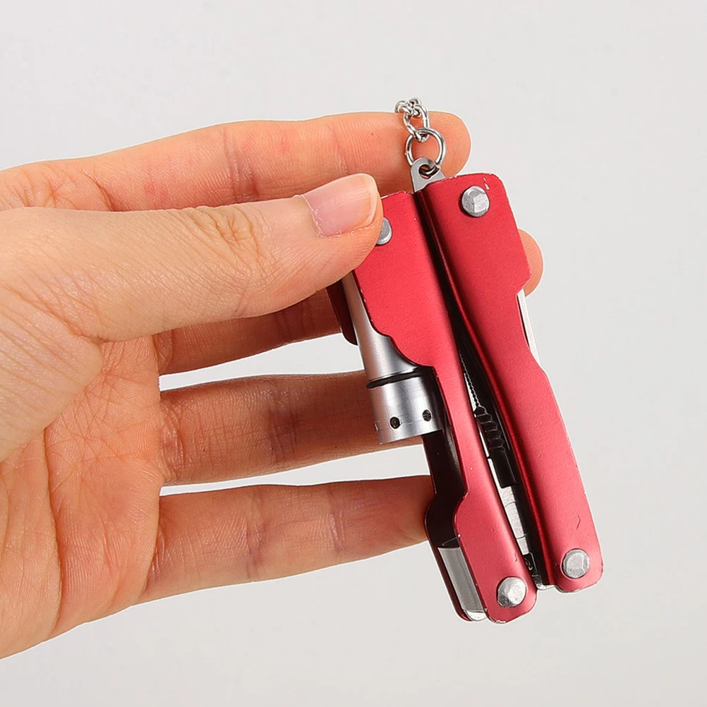 

2pcs Multifunctional Clamp Tool Pliers Stainless Steel Camping Pocket Multi Tool Flashlight Mini Set Outdoor Emergency Car