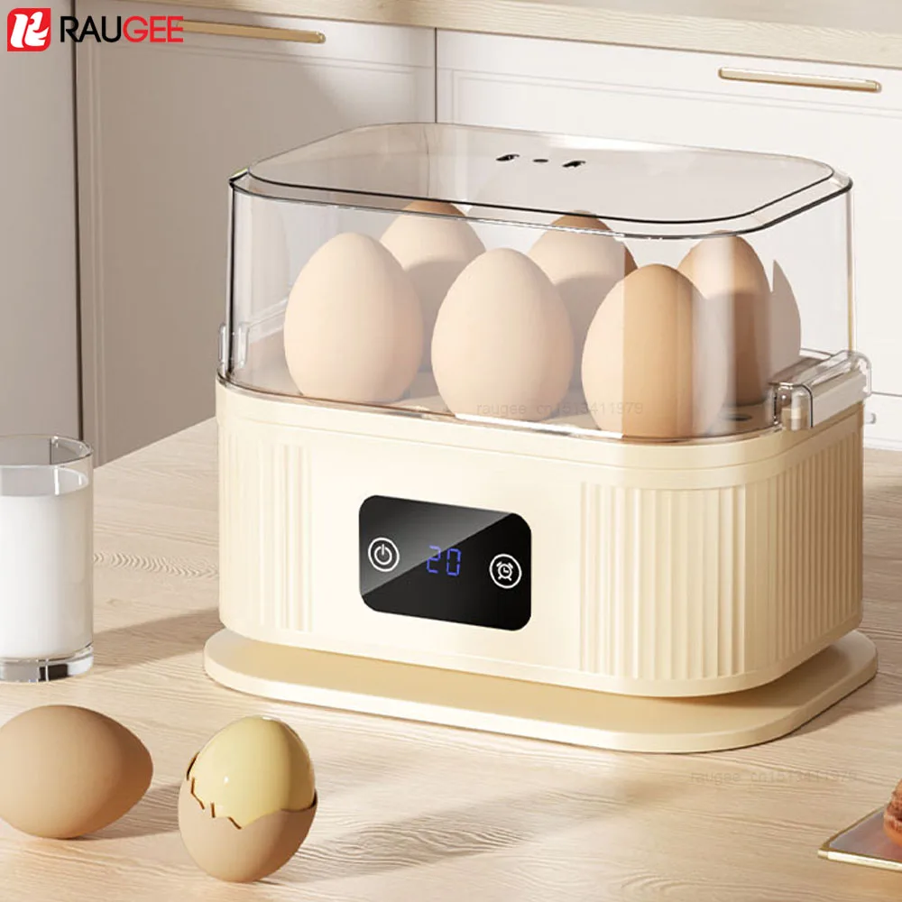 

Электрическая пароварка для яиц на 6 яиц с таймером и автоматическим отключением, быстрый приготовитель яиц