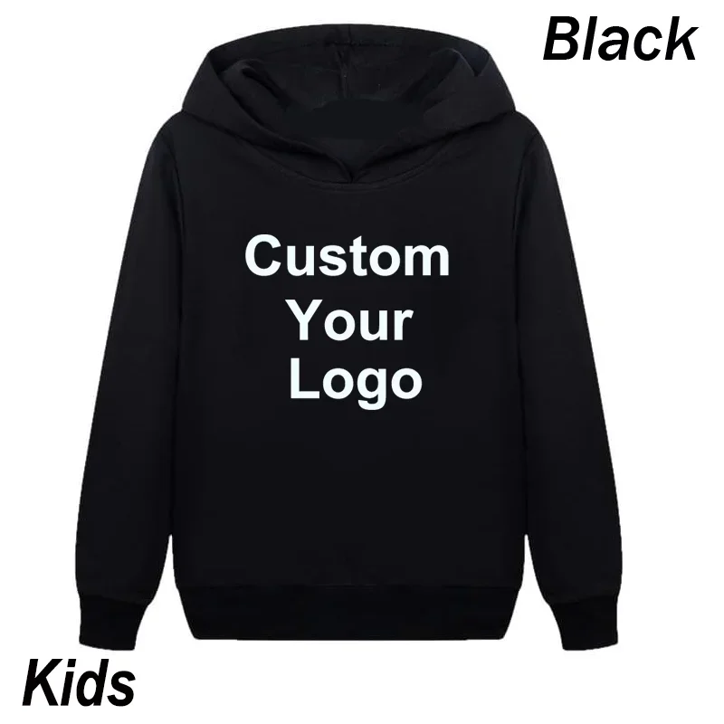 2024 Autumn Winter Child Hoodies Custom Your Logo Fashion Hoodies Print Sweatshirts Costom Logo Pullover Child Clothing