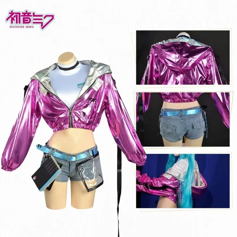 COS Game Animation Miku Anime Cosplay Costume Luoli Women's Costume Set
