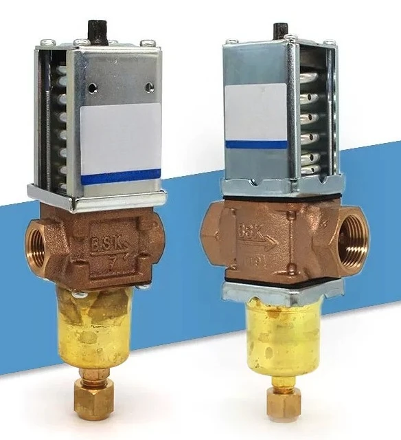 1203GLW Pressure Type Water Valve For Refrigeration Water Cooled Condenser Unit Adjustment