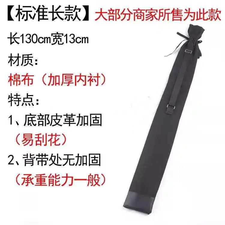 

Compact Tai Chi Sword Bag Thickened Pouch for Travel and Martial Arts Versatile Design for Chinese Japanese Swords