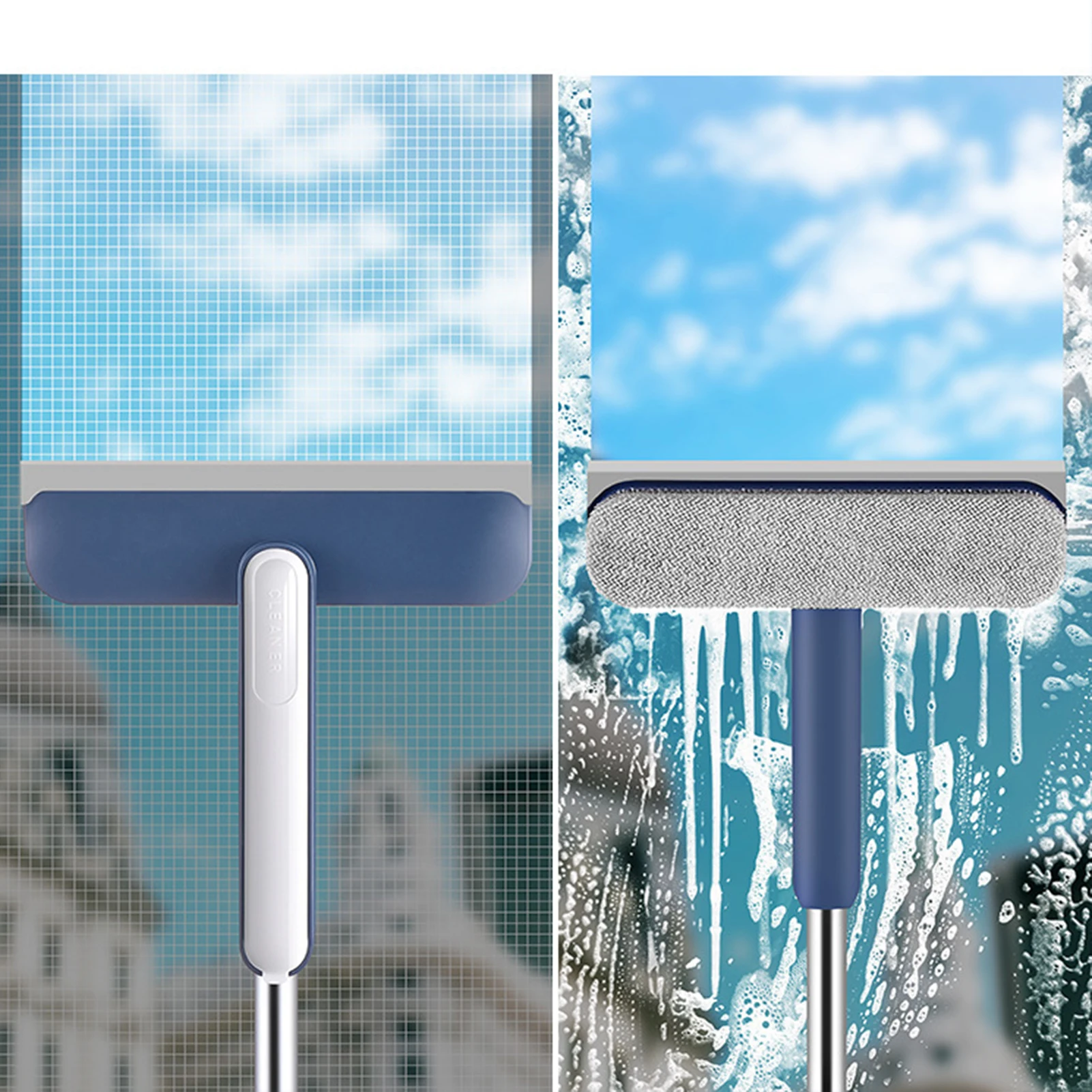 Wet and Dry Dual-Use Brush Window Cleaner Equipment for Sofa Carpet Sheet Clothes