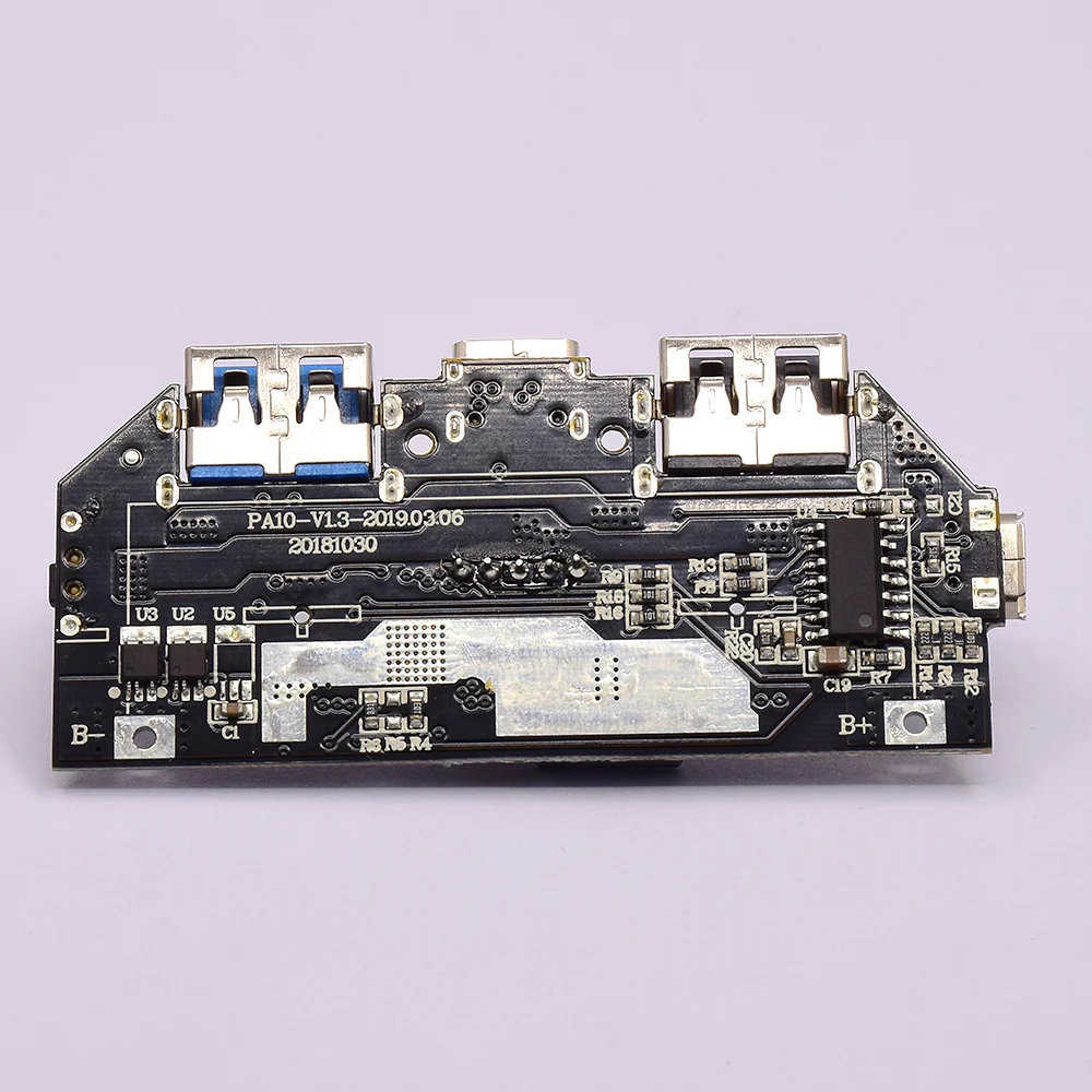 USB Type-C QC3.0 PD SW6106 Quick Charging Board 5V-12V Fast Charger Module LED Display For Lithium Li-ion Battery DIY Power bank