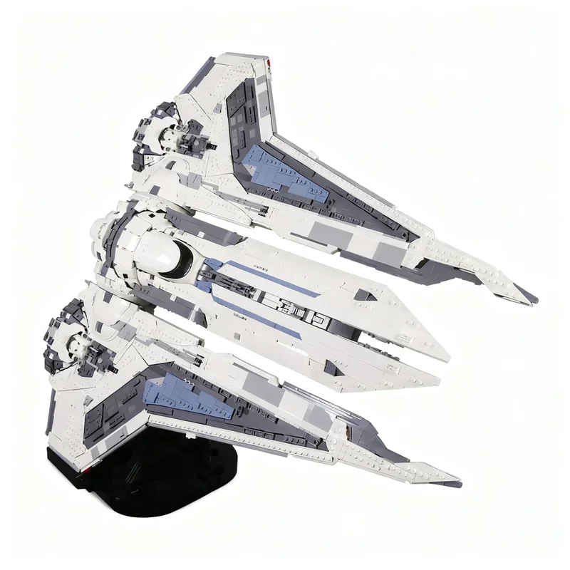 7788PCS MOC Space Battle Movie BO Katan Mandaloring Gauntlet Starfighter Model Custom Puzzle DIY Creative Ideas Toy Birthday