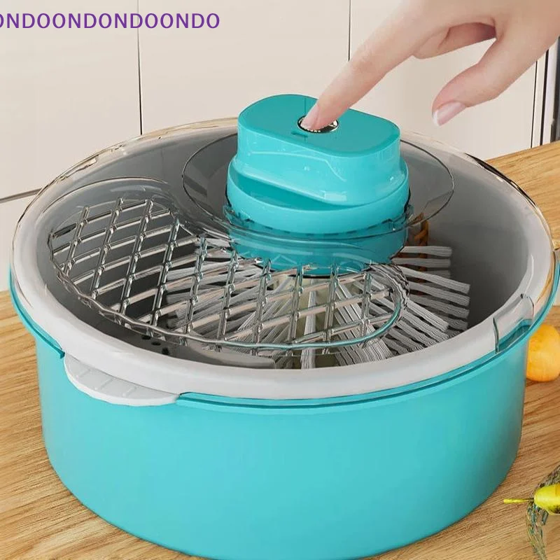 Fruit Cleaner Spinner Large Vegetable Scrubber Manual Salad Drainer Colander Basket Rapid Dry Berry Grape Washer Bowl Kitchen
