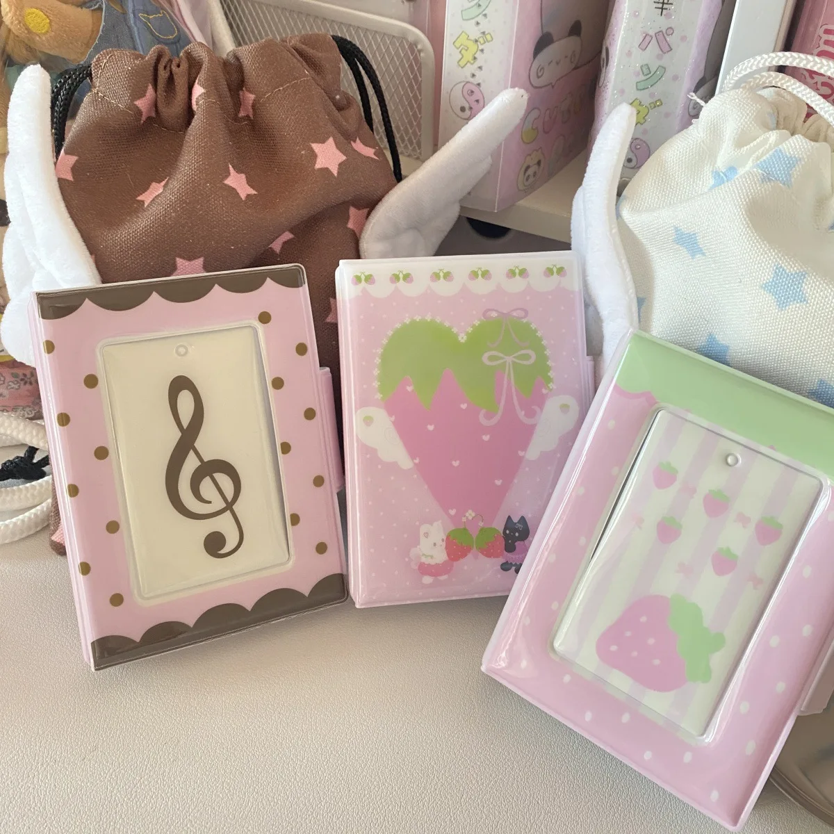 Photocard Binder Album, Mini Photo Album Kpop, 3 Inch Kpop Photocard Binder, Mini Photo Card Book Holder for Collecting