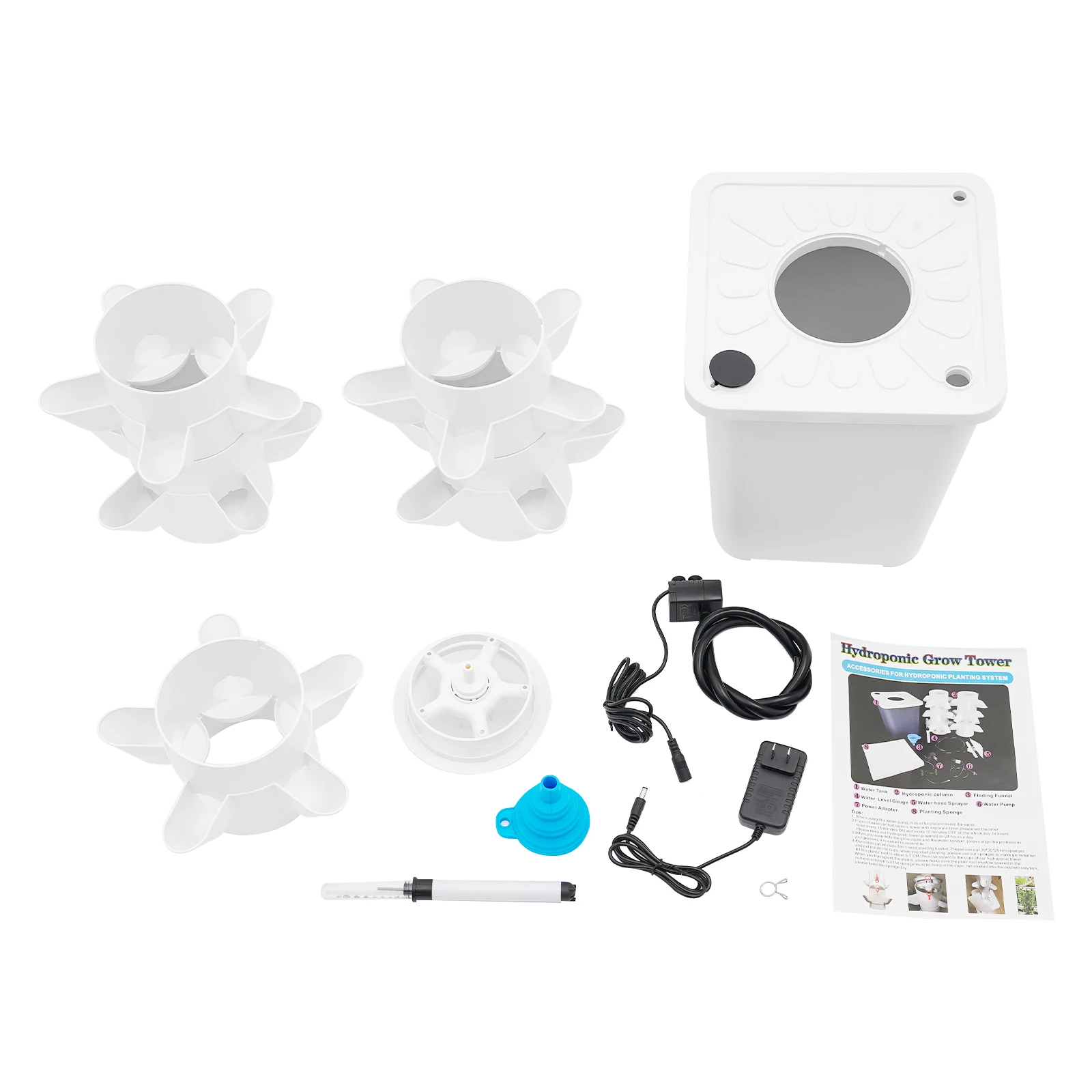 5 -Tiers Hydroponic Growing Kit, 25-Pod Hydroponic Mechanism, Home Gardening Mechanism  100-240V
