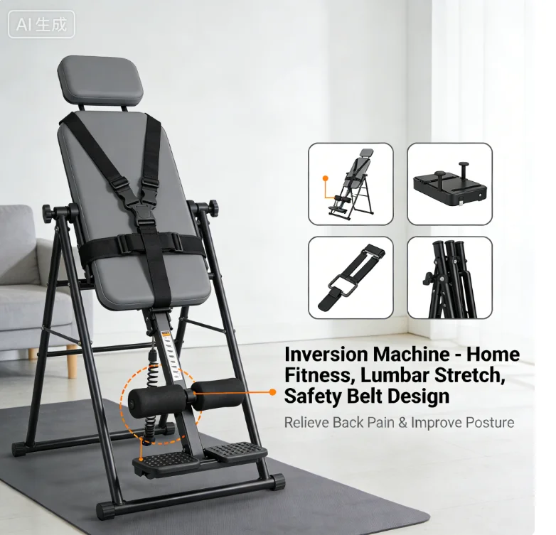Inverted machine Household fitness equipment Inverted traction auxiliary artifact Inverted stretching lumbar chair  hanger