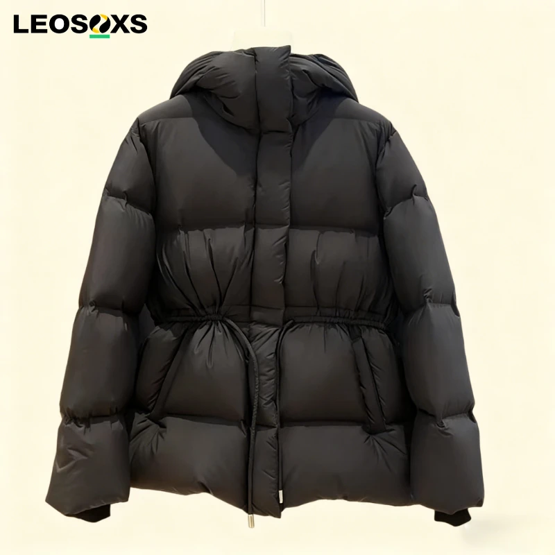 

Women's Jacket 2025 New Winter Parkas Female Down Cotton Overcoat Hooded Casual Thick Warm Padded Short Coat Ladies Outwear Tops