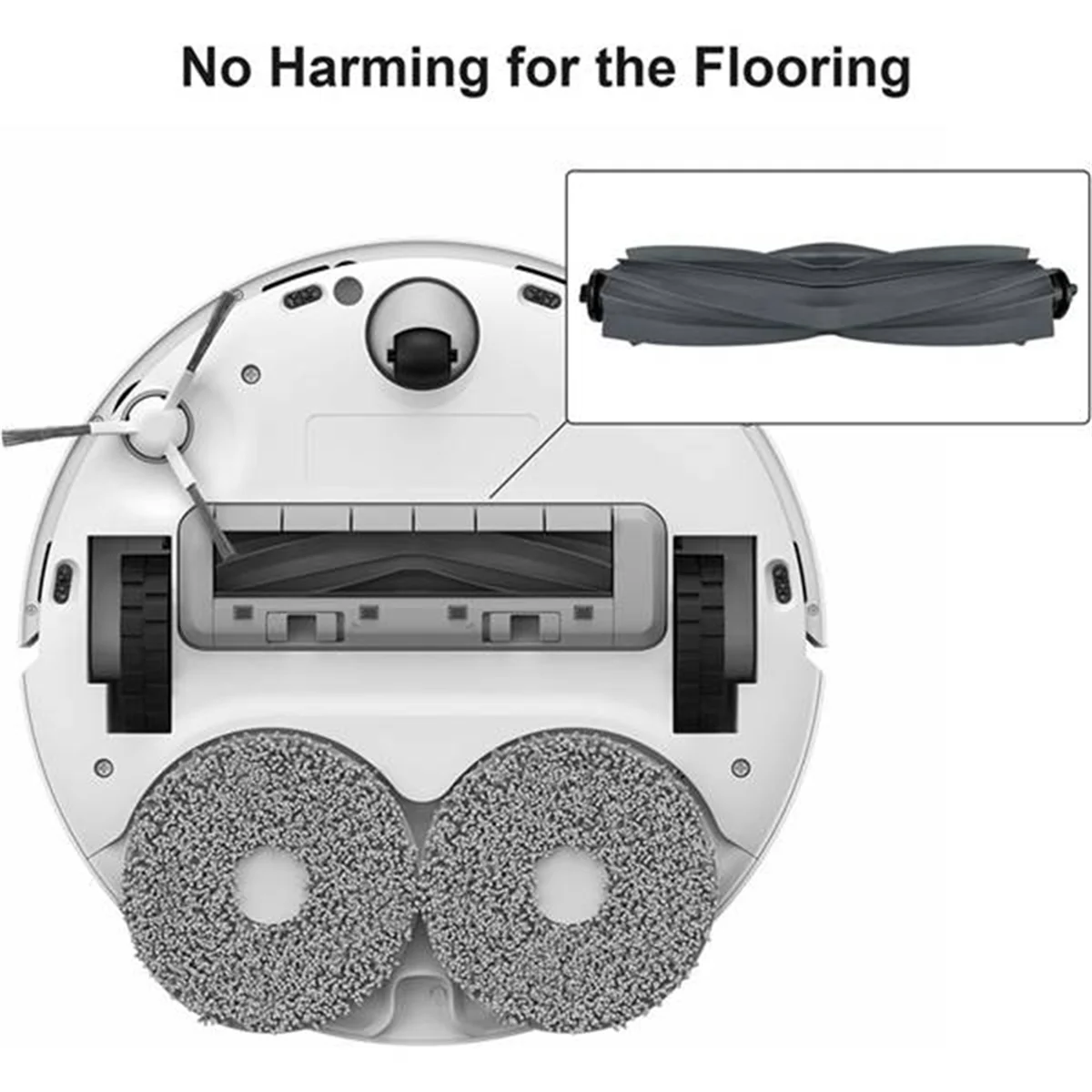 4PCS Roller Brush for Dreame L10s Ultra S10 S10 Pro for Mijia Omni 1S B101CN Robot X10+ Vacuum Cleaner Replacement Parts
