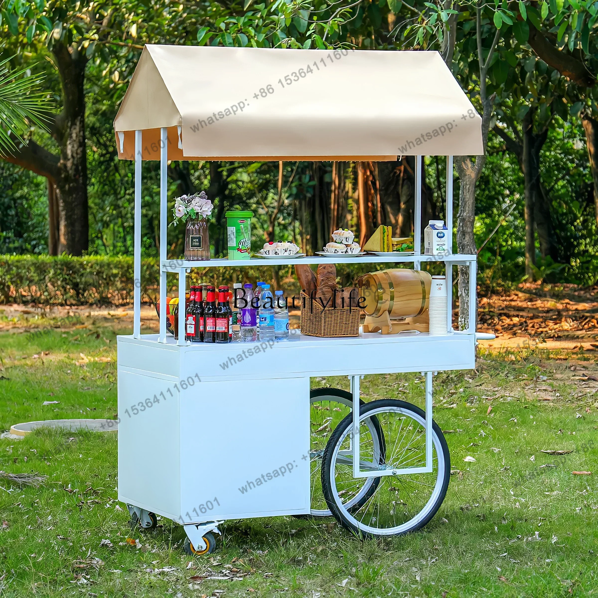 Outdoor Park Mobile Stall Trolley Commercial Promotion Shopping Mall Fair Float
