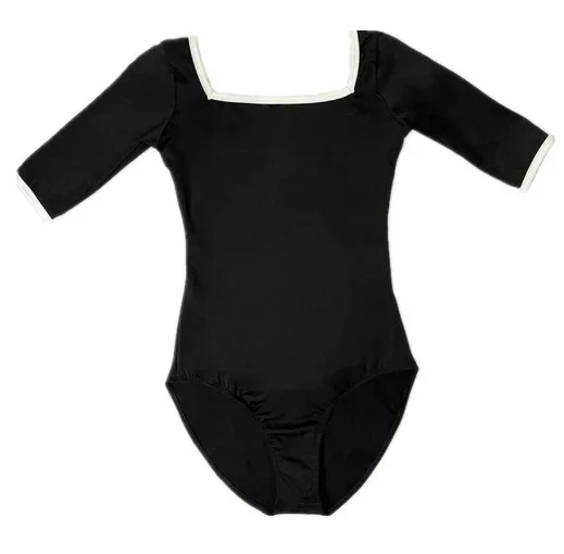 1pcs/lot Adult Ballet Dance Leotard Gymnastics Dancing black navy  Elegant Ballet costumes