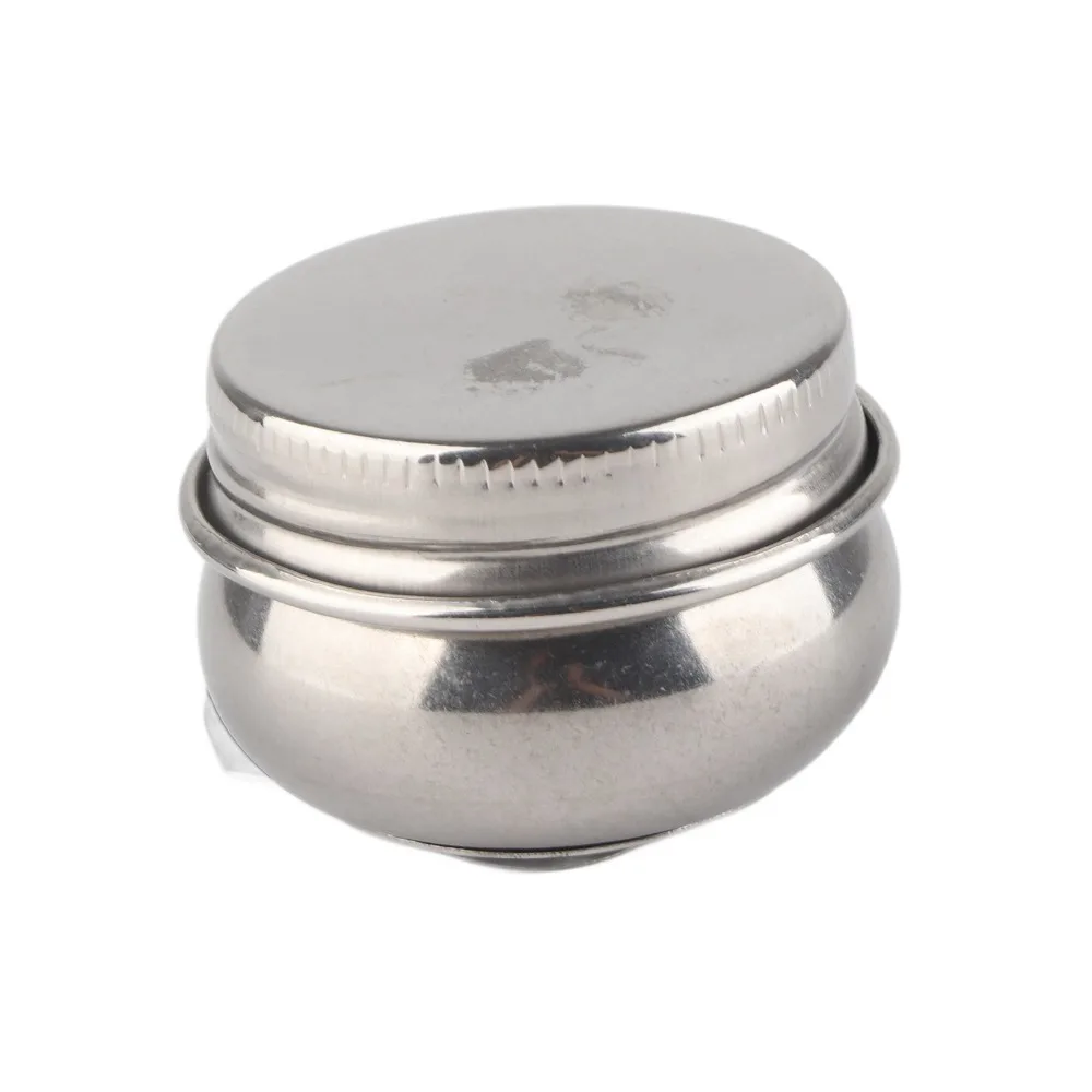 2pcs Leak-Proof Stainless Steel Oil Painting Cup Single Dipper Large Mouth Paint Washer Cup Paint Pot Container Outdoor Painting