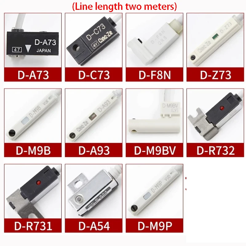 D-Type Cylinder Magnetic Switch Sensor CS1-J-F-U-G-H-D-Z73 Proximity Sensor A93-C73/M9BV for Automation And Control Applications