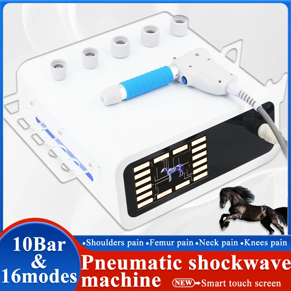 

Пневматический ударно-волновой физиотерапевтический массажер для снятия боли в шрамах, тканей, сухожилий, новый аппарат для ударно-волновой терапии с животными 10 бар