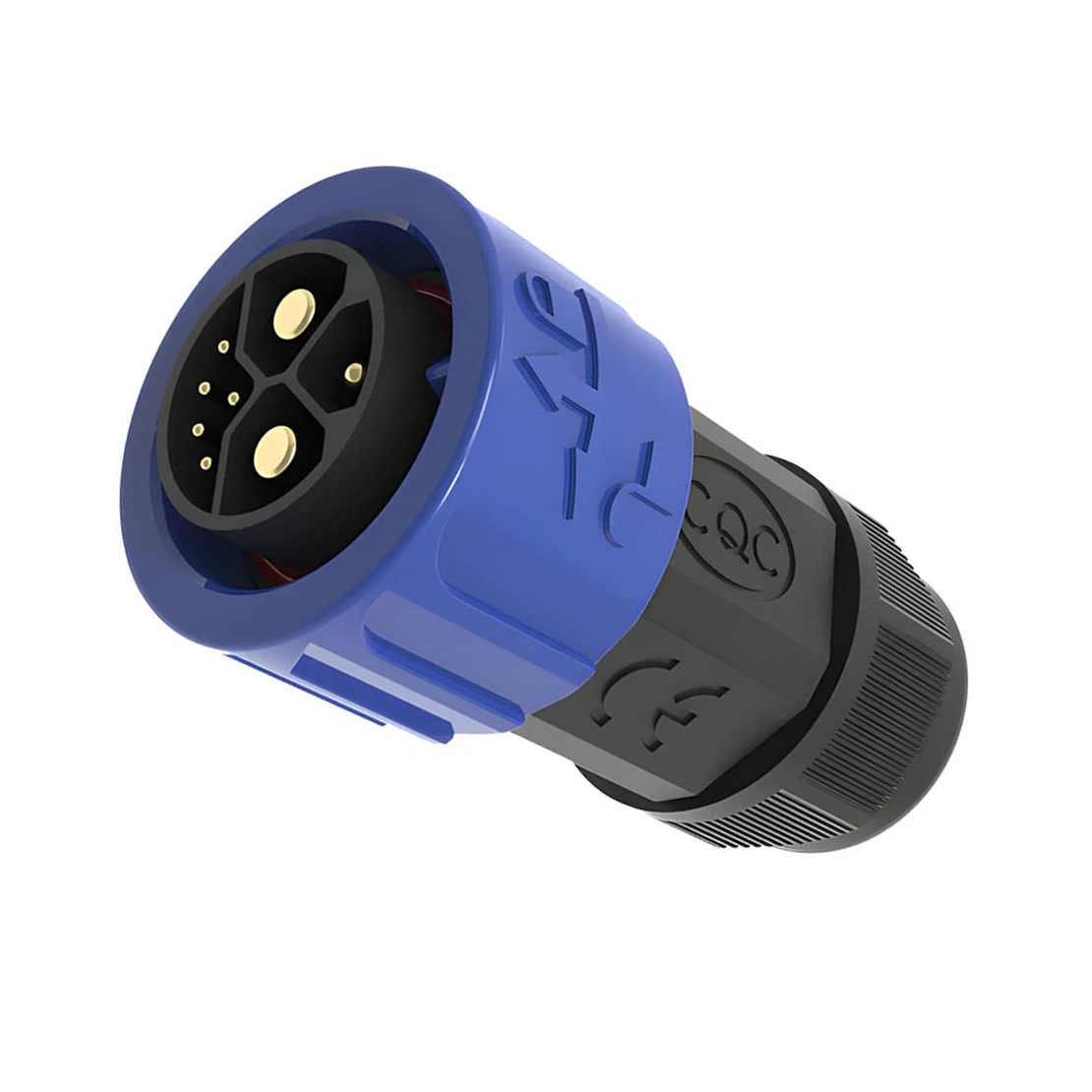 8 Pin 50A Screw Crimping Connector Aviation Battery Power Charging Plug Socket Male + Female Self-Locking