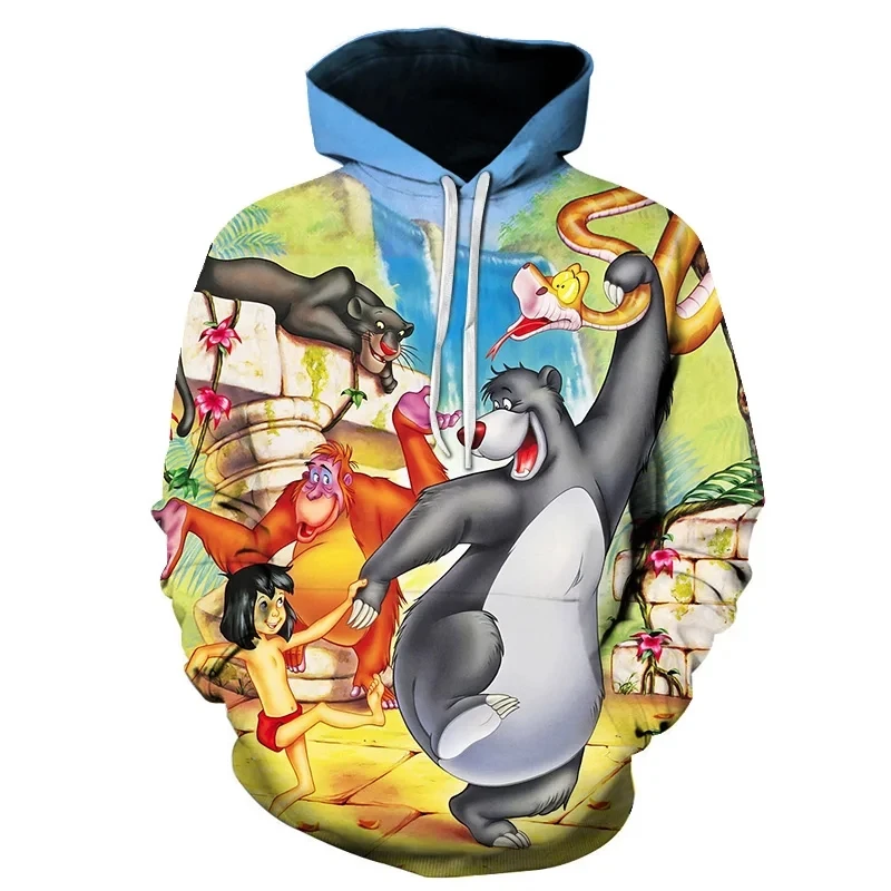 Disney-Luca Anime Print Hoodies, Pulls pour hommes, Moletons extragrandes, 3D