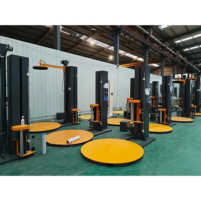 Energy Saving Plastic Wrapping Film Packaging Machine China Support Pallet Wrapping Machine with Low Noise Long Service Life